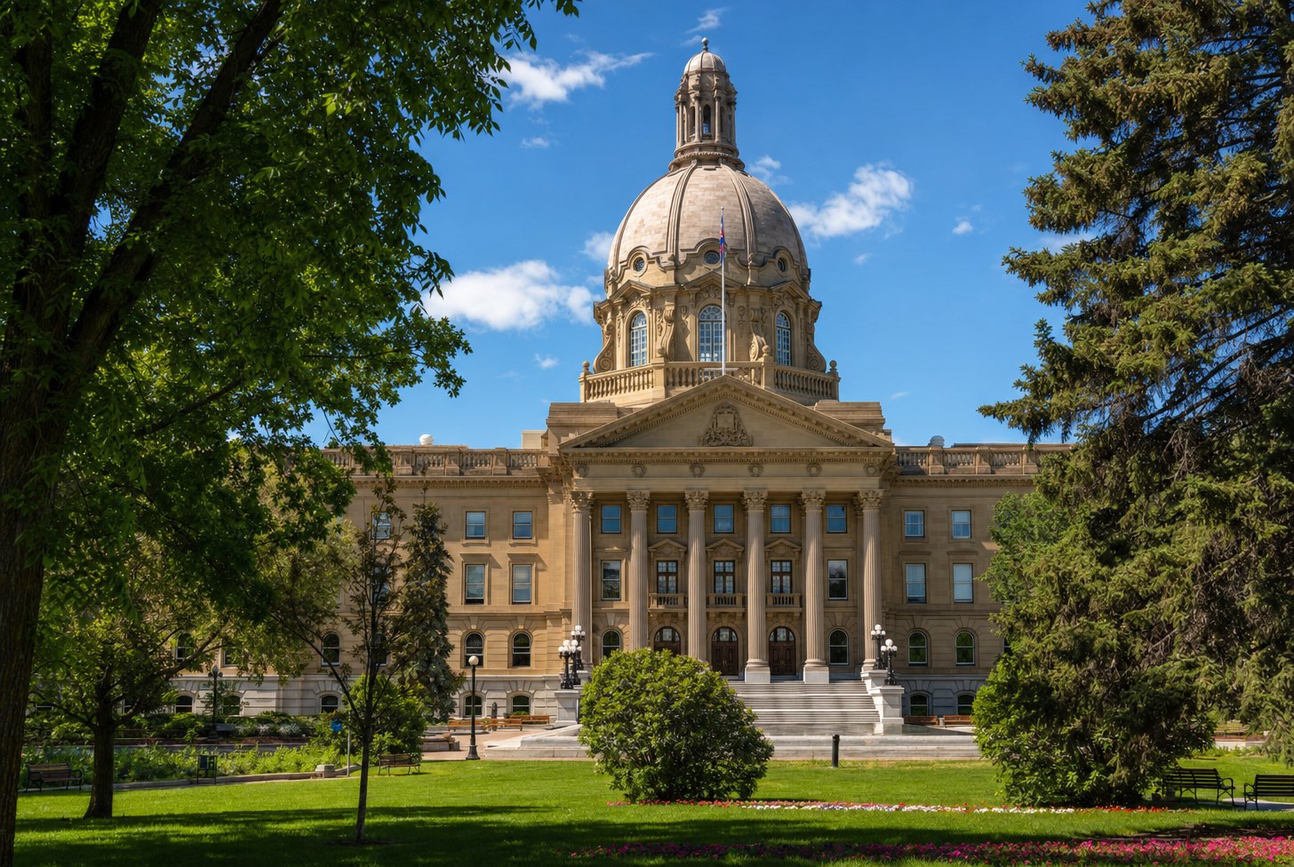 The Alberta Legislature building